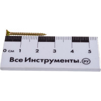 Шуруп, жёлтый цинк Крепежная техника 2,5х25 1000шт 431300 БК