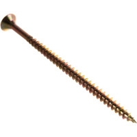 Шуруп, жёлтый цинк Крепежная техника 4,5х80 250шт 431374 БК
