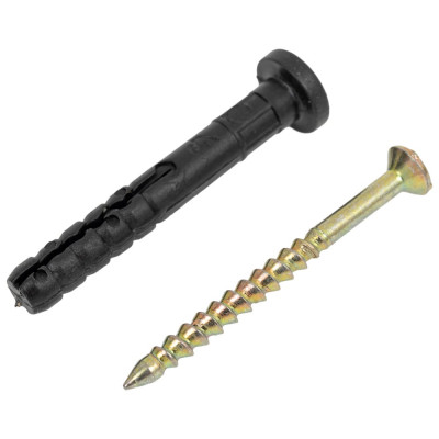 Дюбель-гвоздь с грибовидным бортиком Качественный Крепеж 6х40 180 шт 1000631 КЧ