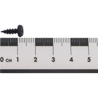 Саморез Качественный Крепеж 3,5х11 полуцилиндр, оксид 600 шт 0200065 КЧ