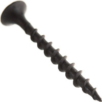 Саморез Качественный Крепеж 3,5х35 потай, крупная резьба, оксид 900 шт 1000363 КЧ