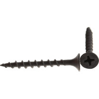 Саморез Качественный Крепеж 3,5х35 потай, крупная резьба, оксид 900 шт 1000363 КЧ