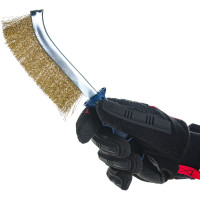 Кордщетка (ручная, стальная латунированная), 240 мм) КОБАЛЬТ 248-733