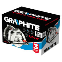 Дисковая пила GRAPHITE 185мм, 1200Вт 58G486