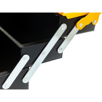 Ящик для инструмента (металлический, с 4-мя раздвижными отделениями, 420х200х200 мм) FIT IT 65679