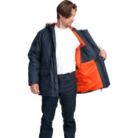 Утепленная куртка ГК Спецобъединение АЛЯСКА ЛЮКС синяя, р. 112-116, рост 170-176 Кур 320/112/170