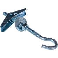 Анкер складной пружинный с крюком М6, 1 шт, пакет Zitar 103900