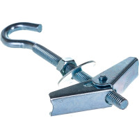 Анкер складной пружинный с крюком М6, 1 шт, пакет Zitar 103900