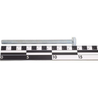 Болт Tech-Krep/Zitar DIN933 с шестигранной головкой, оцинкованный М10х140 + гайка + шайба 2 шт - пакет 136919