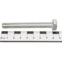 Болт Tech-Krep/Zitar DIN933 с шестигранной головкой, оцинкованный М10х80 2 шт - пакет 126523