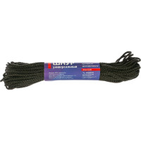 Вязаный шнур (ПП, 3 мм, с сердцевиной, универсальный, черный, 20 м) Tech-Krep 139921