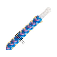 Вязаный шнур Tech-Krep ПП, 5 мм, с сердцевиной, универсальный, цветной, 20 м 139939