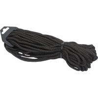 Вязаный шнур (ПП, 5 мм, с сердцевиной, универсальный, черный, 20 м) Tech-Krep 140329