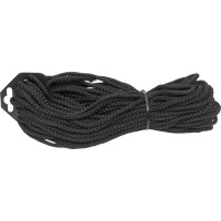 Вязаный шнур (ПП, 5 мм, с сердцевиной, универсальный, черный, 20 м) Tech-Krep 140329