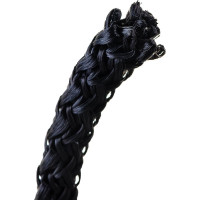 Вязаный шнур (ПП, 6 мм, с сердцевиной, универсальный, черный, 20 м) Tech-Krep 140331