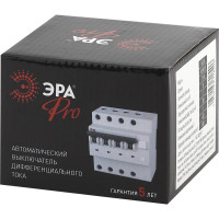 Дифференциальный автомат ЭРА АВДТ NO-902-19 АВДТ 63 3P+N C16 300мА тип A Б0031869