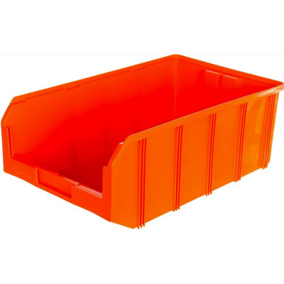 Пластиковый оранжевый ящик 502х305х184мм Gigant V-4