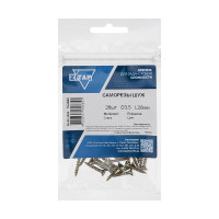 Саморез ШУж 3,5х20 потайная головка 26 шт, пакет Zitar 102480