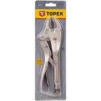 Зажимные клещи с закругленными губками TOPEX 225 мм 32D855