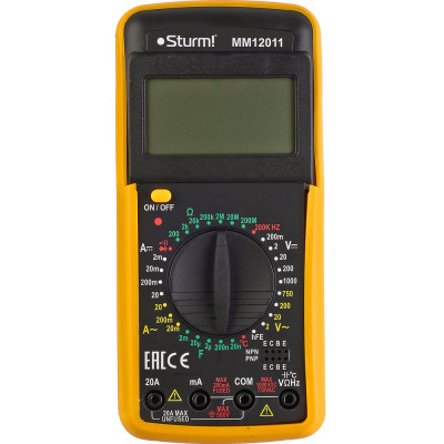 Мультиметр Sturm MM12011