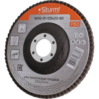 Круг зачистной лепестковый STURM 9010-01-125x22-60