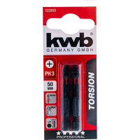 Бита PH3 50 мм TORSION 2 шт. KWB 122053