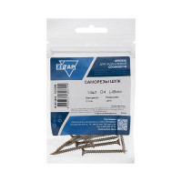 Саморез ШУж с потайной головкой 4,0x45 мм, 14 шт., пакет Zitar 102494