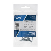 Саморез ШУц с потайной головкой 4,0x40 мм, 15 шт., пакет Zitar 102430