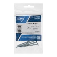 Саморез ШУц с потайной головкой 4,5x60 мм, 7 шт., пакет Zitar 102442