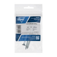 Саморез ШУц с потайной головкой 6,0x80 мм, 3 шт., пакет Zitar 102458