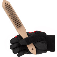 Проволочная щетка, 5 рядов проволоки, деревянная рукоятка Top Tools 14A605