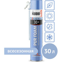 Пена полиуретановая монтажная KUDO бытовая всесезонная HOME 30+ + KUPH10U30+