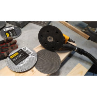 Круг шлифовальный на сетке (5 шт; 125 мм; K 240; картонный бокс) Inforce 11-01-304