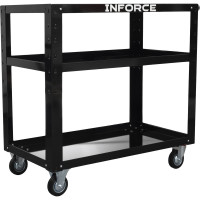 Инструментальная тележка, 3 полки, габариты без упаковки 950х486х840 Inforce 06-01-16
