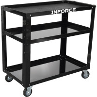 Инструментальная тележка, 3 полки, габариты без упаковки 950х486х840 Inforce 06-01-16