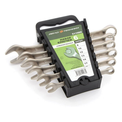 Набор ключей Дело Техники комбинированных 6 штук, холдер 511060