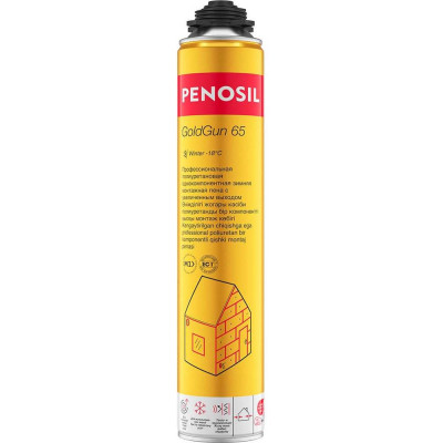 Монтажная профессиональная пена Penosil зимняя GoldGun 65 winter 875 мл A1253Z