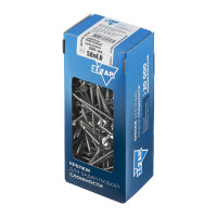 Универсальные саморезы Zitar 50x4,0 мм 200 шт оцинкованные коробка с окном Tech-Kr 102184