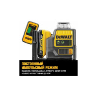 Лазерный уровень с зеленым лучом DEWALT DCE0811D1G