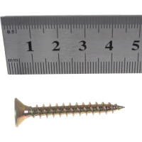 Саморез ШУж с потайной головкой 6,0x45 мм, 7 шт., пакет Zitar 136376