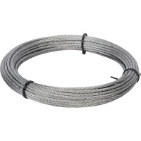 Стальной трос для растяжки DIN 3055, 4 мм, 20 м Tech-Krep 127848