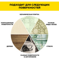 Сверхпрочная двусторонняя клейкая лента AVIORA 15 мм, 3 м, 800 мкм, на вспененной основе, прозрачная 303-013