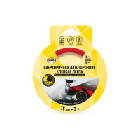 Сверхпрочная двусторонняя клейкая лента AVIORA 15 мм, 3 м, 800 мкм, на вспененной основе, прозрачная 303-013