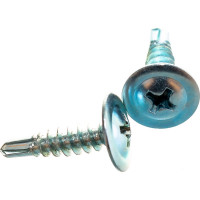 Саморез с прессшайбой Качественный КРЕПЕЖ 4,2х16 мм сверло 2500 шт 2000343 КЧ