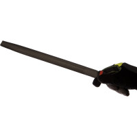 Полукруглый напильник с ручкой PVC (300 мм, насечка №3 мелкая) BAUM 3723300