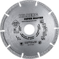 Диск алмазный отрезной Hilberg 125x22.23 Super Master 510125
