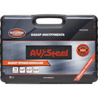 Профессиональный набор инструментов 72 предмета AV Steel AV-011072