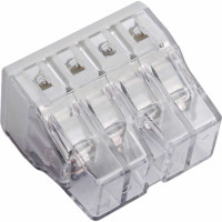 Соединительная клемма для быстрого монтажа WAGO 2273-248 8-ми проводная, 0,5-2,5 кв.мм, 450В, 24А, с пастой, 50 шт 2689