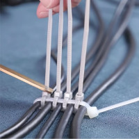 Хомуты пластиковые стяжки KROFT 150 мм 100 шт Белые 202013