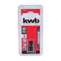 Бита PZ2 25 мм TORSION 2 шт. KWB 122102
